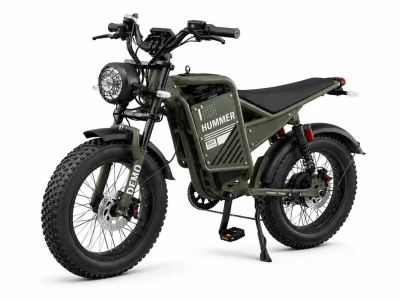 Електровелосипед IDemo Hummer Off Road 1500 Вт. Чорний - Гума: Semi-Slick
Зелений - ​Гума: ​Off Road
1500 W 60V 20A Li-Ion