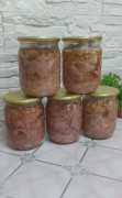 Тушонка яловичина 0,5 л. домашня