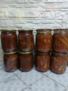 ​Консерва домашня з овочами хек і кілька 0.5 л.