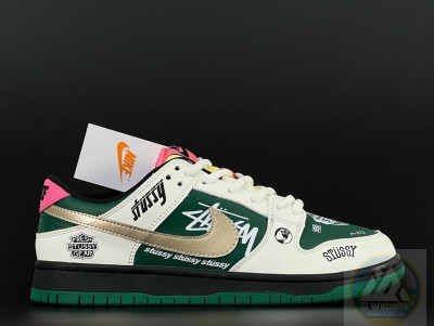 Кросівки NIKE SB Dunk Low x Stussy 43, 44 р. Весна Натуральная кожа
Демисезон