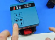  Инвертор с USB с розеткою 220 та Збільшений аккумулятор 
